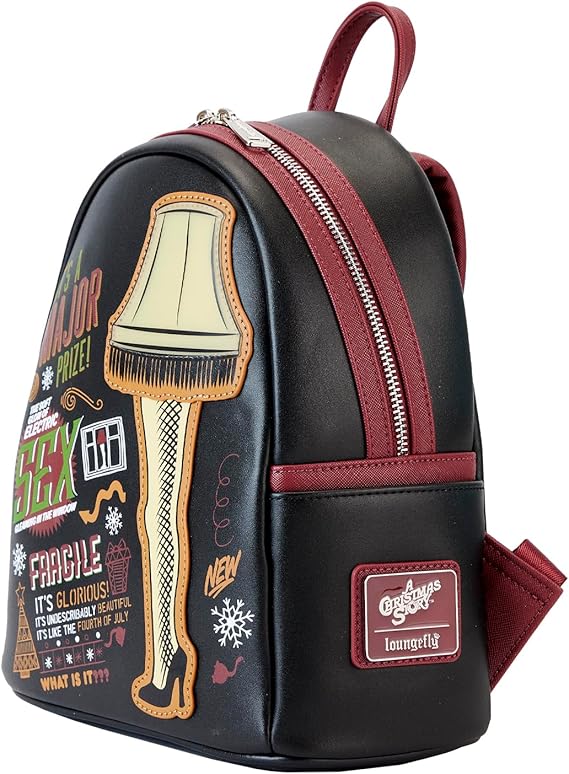 Loungefly A Christmas Story Leg Lamp Mini Backpack Loungefly A Christmas Story Leg Lamp Mini Backpack