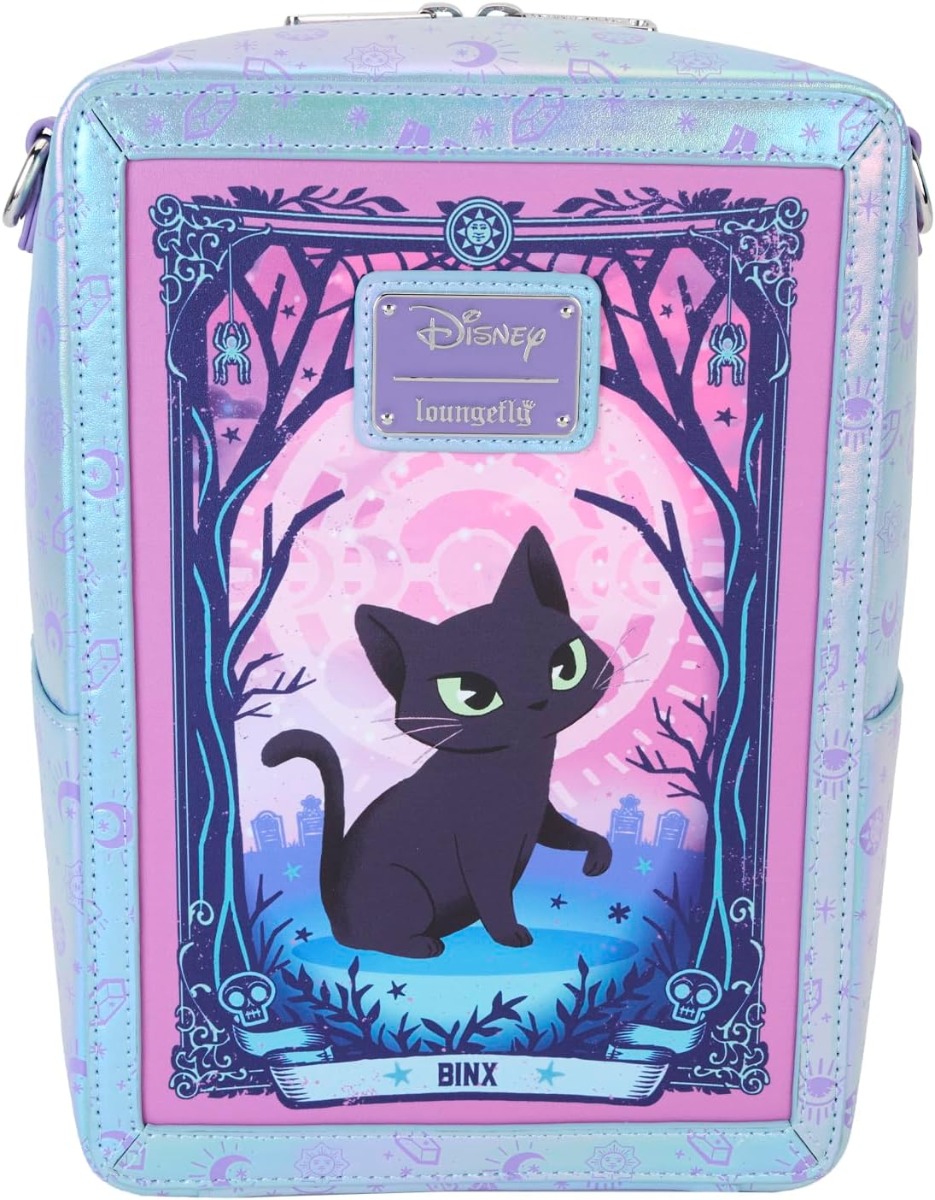 Loungefly Hocus Pocus Tarot Card Iridescent Crossbody Bag