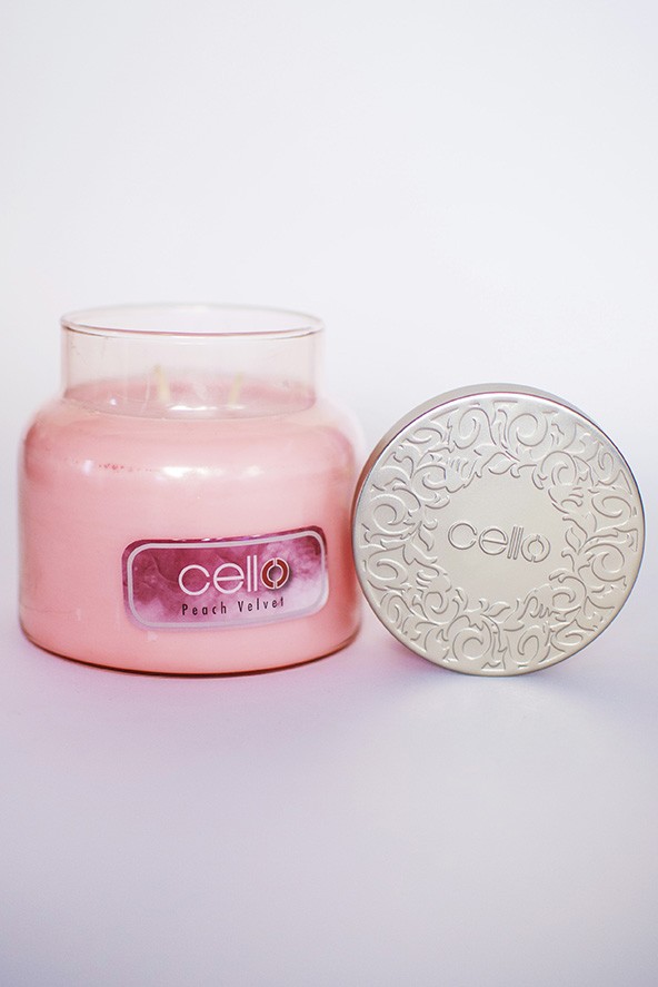 Cello Medium Jar - Peach Velvet - 7312 Cello Medium Jar - Peach Velvet - 7312