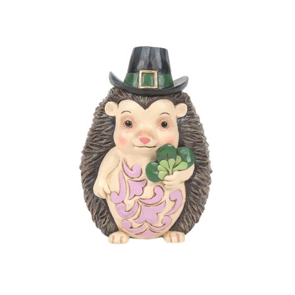 Jim Shore Heartwood Creek Irish Hedgehog Mini Figurine