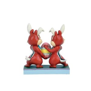 Jim Shore Disney Traditions Mischievous Bunnies (Chip & Dale Easter)
