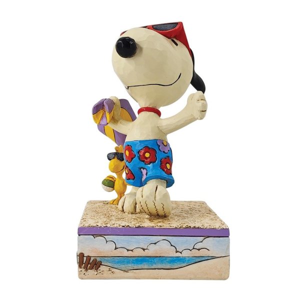 Jim Shore Peanuts Snoopy & Woodstock on the Beach Figurine