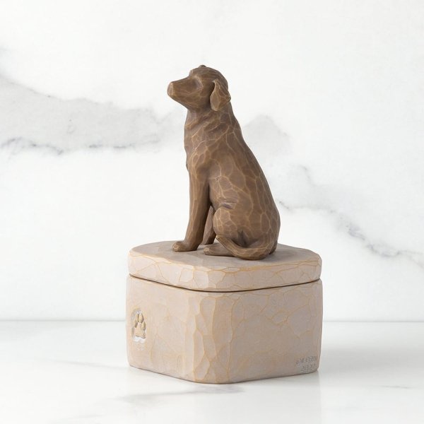 Love my Dog (Dark) Box by Willow Tree Love my Dog (Dark) Box by Willow Tree