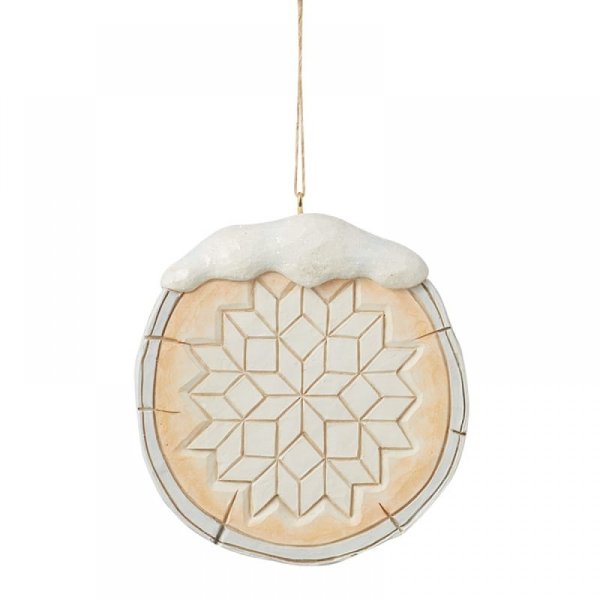 Jim Shore Heartwood Creek White Woodland Birch Fawn Scene Hanging Ornament Jim Shore Heartwood Creek White Woodland Birch Fawn Scene Hanging Ornament