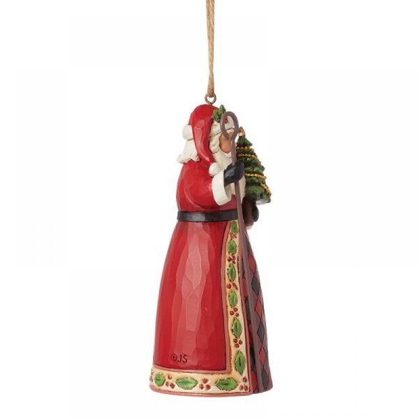 Jim Shore Heartwood Creek Santa with Tree & Cane Jim Shore Heartwood Creek Santa with Tree & Cane
