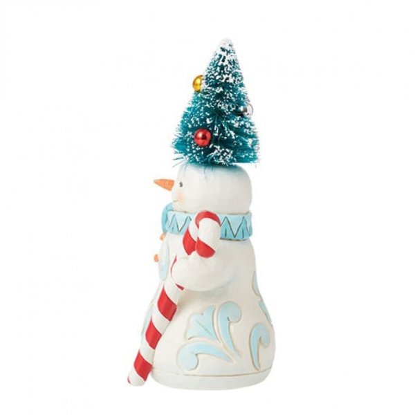 Jim Shore Heartwood Creek Snowman Sisal Tree Pint Size Figurine