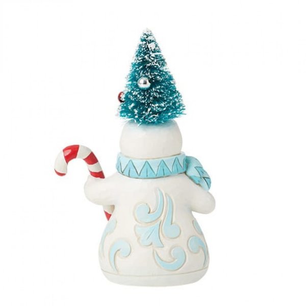 Jim Shore Heartwood Creek Snowman Sisal Tree Pint Size Figurine Jim Shore Heartwood Creek Snowman Sisal Tree Pint Size Figurine
