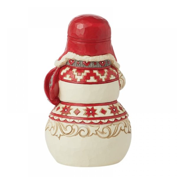 Heartwood Creek Nordic Noel Snowman with Noel Sign Figurine Heartwood Creek Nordic Noel Snowman with Noel Sign Figurine