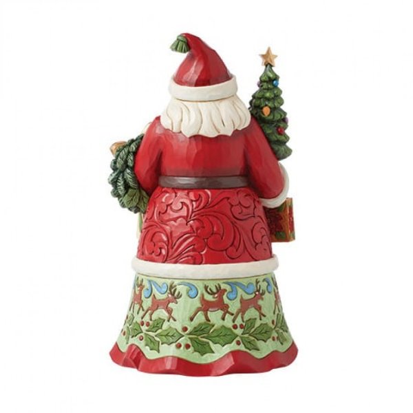 Jim Shore Heartwood Creek Santa with Gifts Figurine