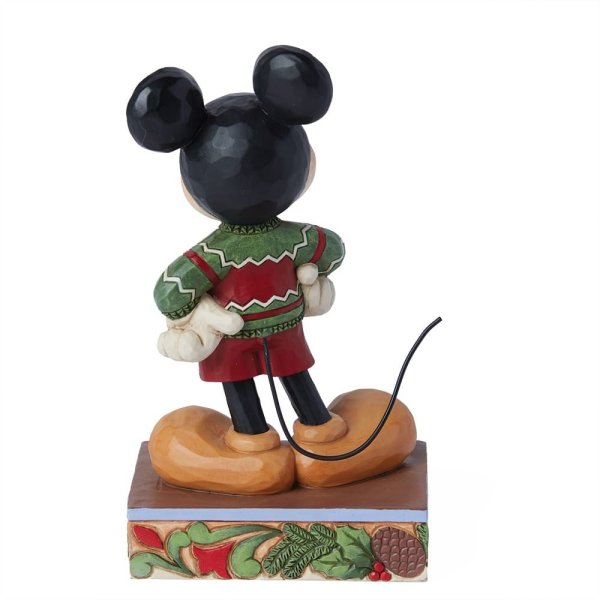 Jim Shore Disney Traditions Mickey Mouse Christmas Sweater Figurine