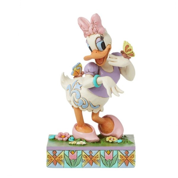 Jim Shore Disney Traditions Daisy Duck Spring Blooms and Butterflies