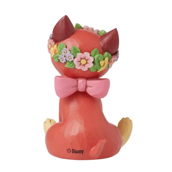Jim Shore Disney Traditions Alice in Wonderland Dinah with Flower Crown