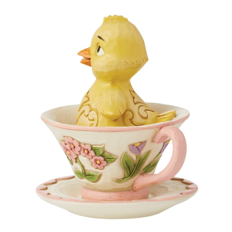 Jim Shore Heartwood Creek Tiny Chick in Teacup Figurine Jim Shore Heartwood Creek Tiny Chick in Teacup Figurine