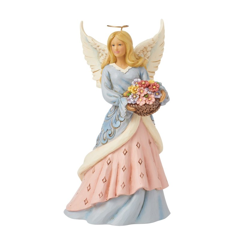Jim Shore Heartwood Creek Heavenly Blooms Easter Angel Figurine