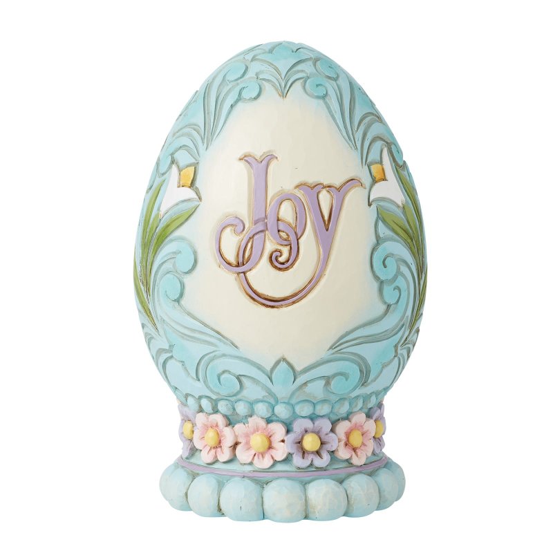 Jim Shore Heartwood Creek Let Us Rejoice Church Egg Diorama