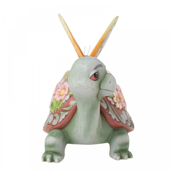 Jim Shore Heartwood Creek A Delicate Friendship (Turtle with Flower Shell Figurine)