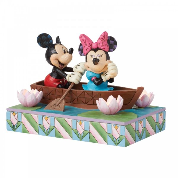 Jim Shore Disney Traditions Mickey & Minnie Love Rowboat Row-mance is in the Air Jim Shore Disney Traditions Mickey & Minnie Love Rowboat Row-mance is in the Air