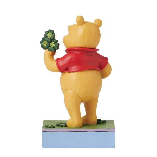 Jim Shore Disney Traditions St. Patty’s Pooh with Clovers Lucky Ol’ Bear