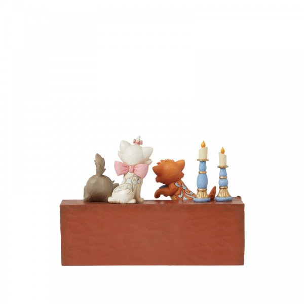 Jim Shore Disney Traditions Aristocat Kittens on Piano Paws at Play
