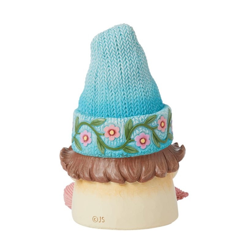 Jim Shore Heartwood Creek Knitted By Hand Knitter Gnome Figurine