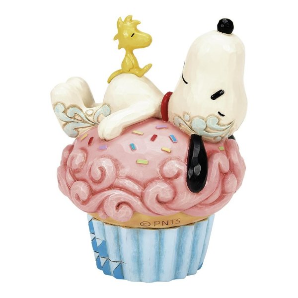 Jim Shore Peanuts Sprinkle Snooze (Snoopy Laying on Cupcake Figurine) Jim Shore Peanuts Sprinkle Snooze (Snoopy Laying on Cupcake Figurine)
