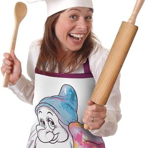 Disney Seven Dwarfs Apron Disney Bashful - Brand New - 60x90cm