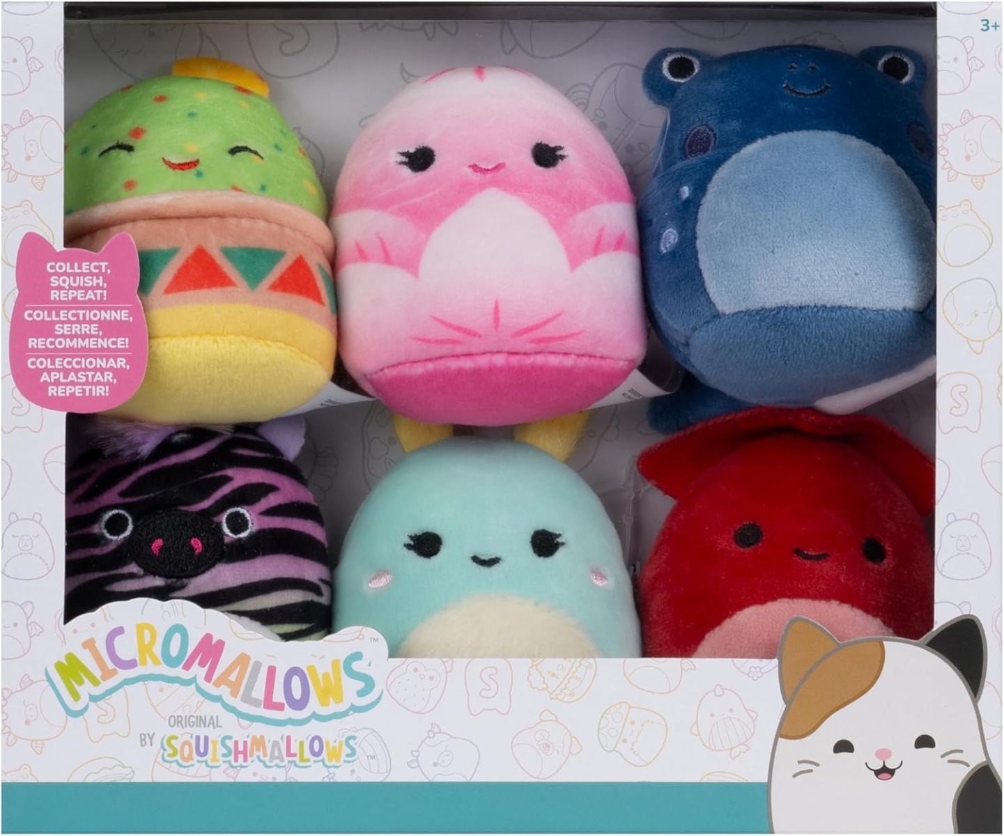 Squishmallows Micromallows 6 Pack - Elin , Altman , Gideon , Agnola , Safiyah & Connie Squishmallows Micromallows 6 Pack - Elin , Altman , Gideon , Agnola , Safiyah & Connie
