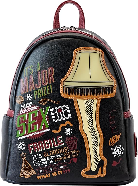 Loungefly A Christmas Story Leg Lamp Mini Backpack Loungefly A Christmas Story Leg Lamp Mini Backpack
