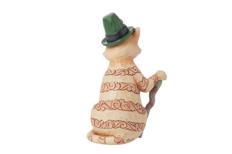 Heartwood Creek Purr-fectly Irish Orange Tabby Figurine Heartwood Creek Purr-fectly Irish Orange Tabby Figurine