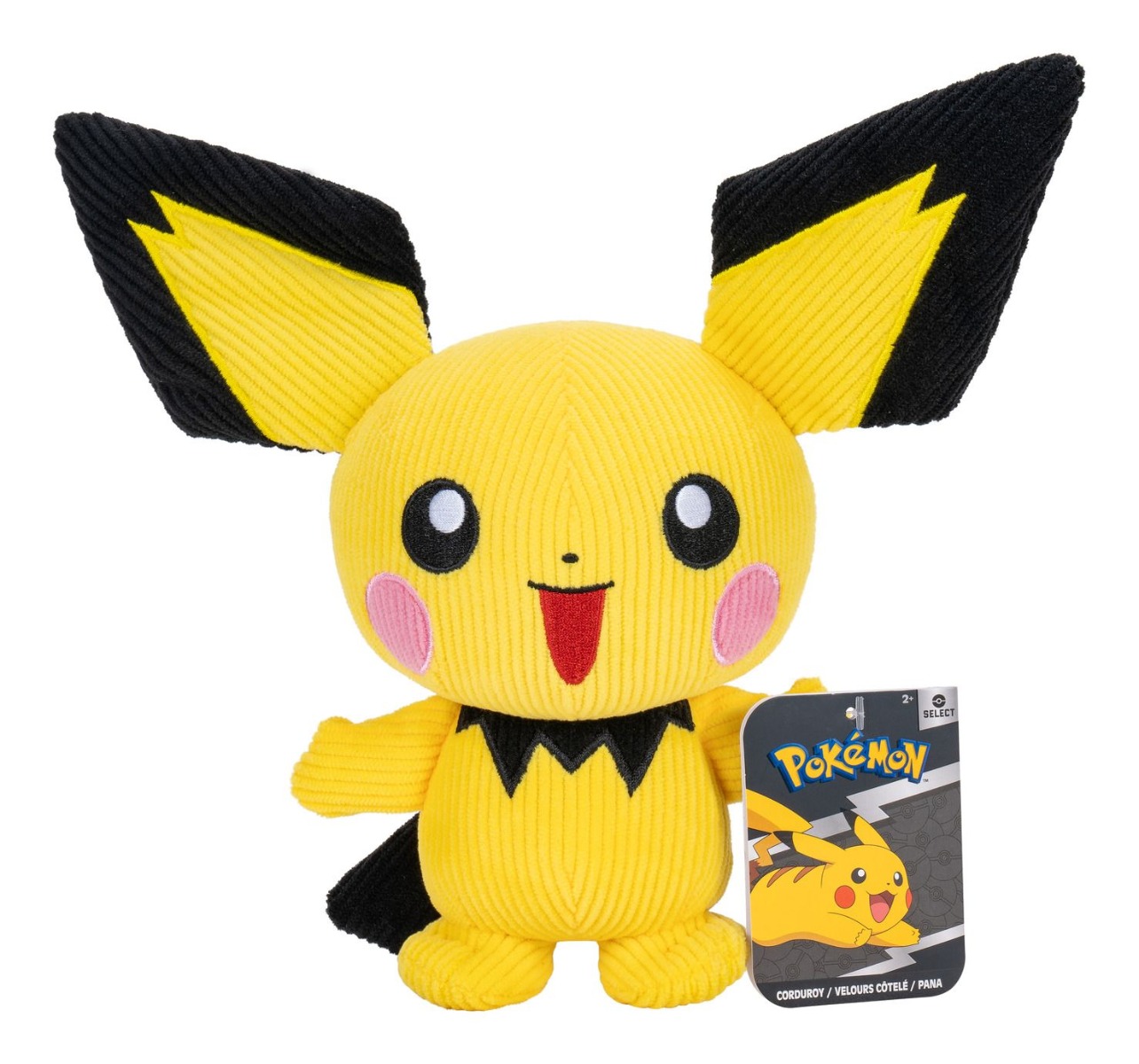Pokemon 8" Corduroy Pichu Plush