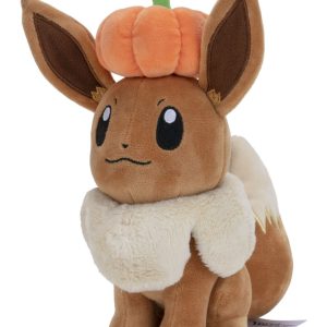 Pokémon 8" Seasonal Eevee Plush with Pumpkin