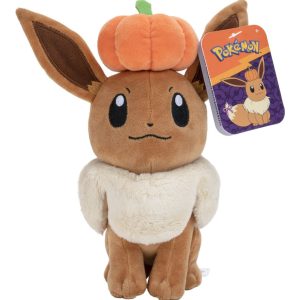 Pokémon 8" Seasonal Eevee Plush with Pumpkin