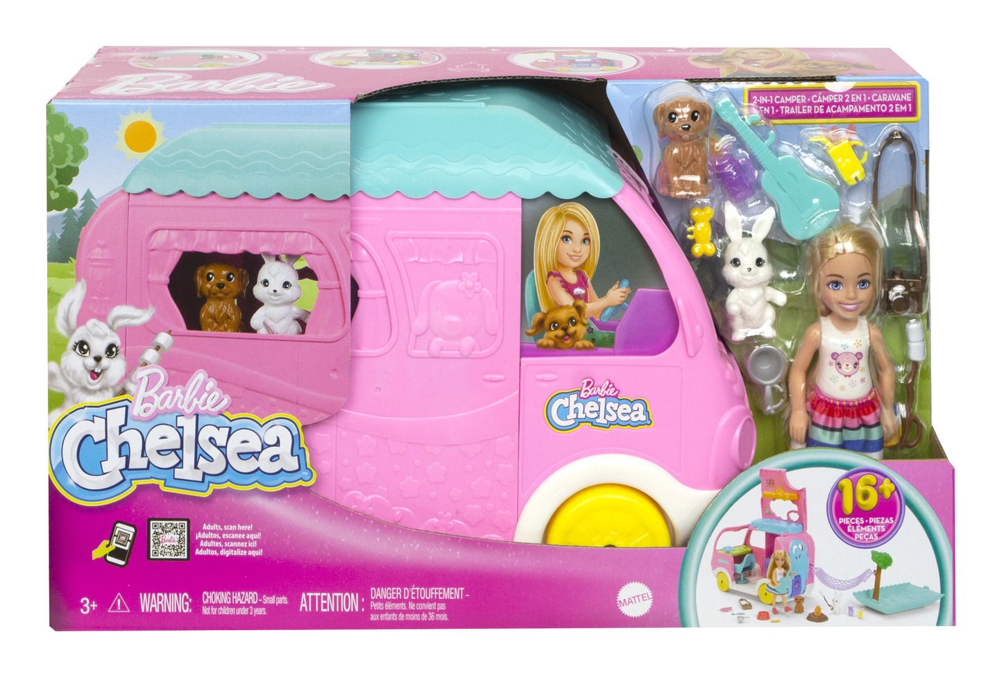 Barbie Chelsea 2-in-1 Camper Playset Barbie Chelsea 2-in-1 Camper Playset