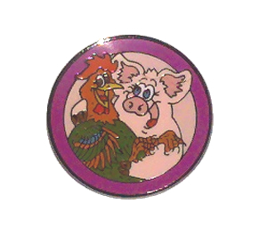 Piggin Pin Badge - Friends