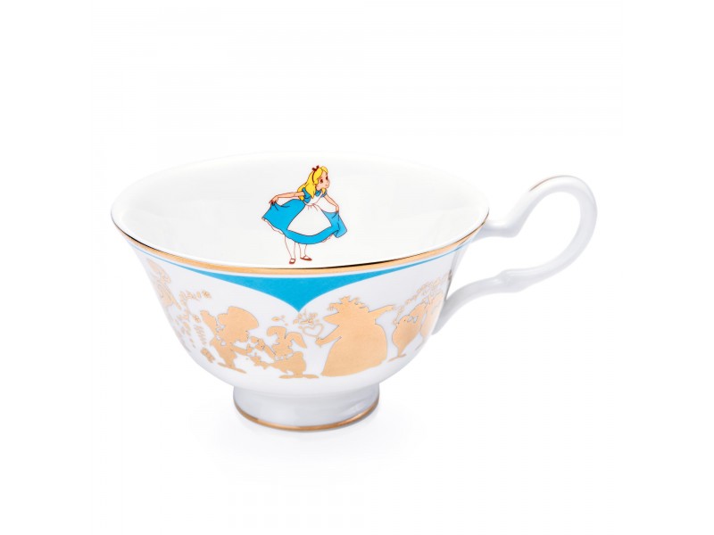 English Ladies Alice in Wonderland Cup and Saucer English Ladies Alice in Wonderland Cup and Saucer