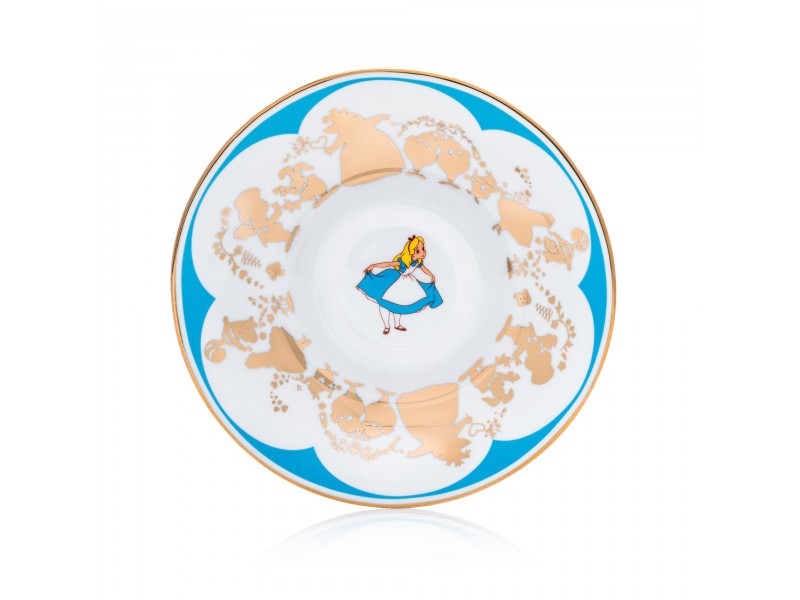 English Ladies Alice in Wonderland Cup and Saucer English Ladies Alice in Wonderland Cup and Saucer