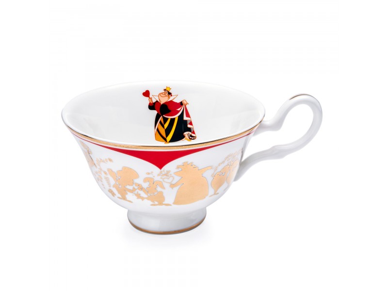 English Ladies Queen of Hearts Cup and Saucer English Ladies Queen of Hearts Cup and Saucer
