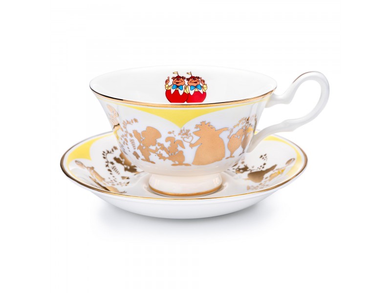 English Ladies Tweedledum and Tweedledee Cup and Saucer English Ladies Tweedledum and Tweedledee Cup and Saucer