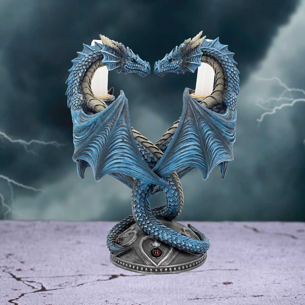 Anne Stokes Dragon Heart Candle Holder 23cm Anne Stokes Dragon Heart Candle Holder 23cm