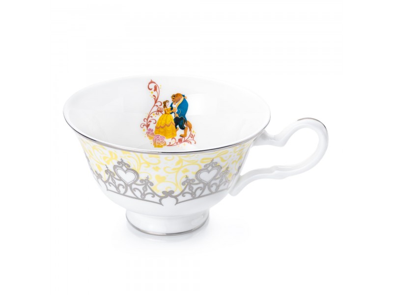 English Ladies Beauty and the Beast Wedding Teaware - Cup and Saucer English Ladies Beauty and the Beast Wedding Teaware - Cup and Saucer