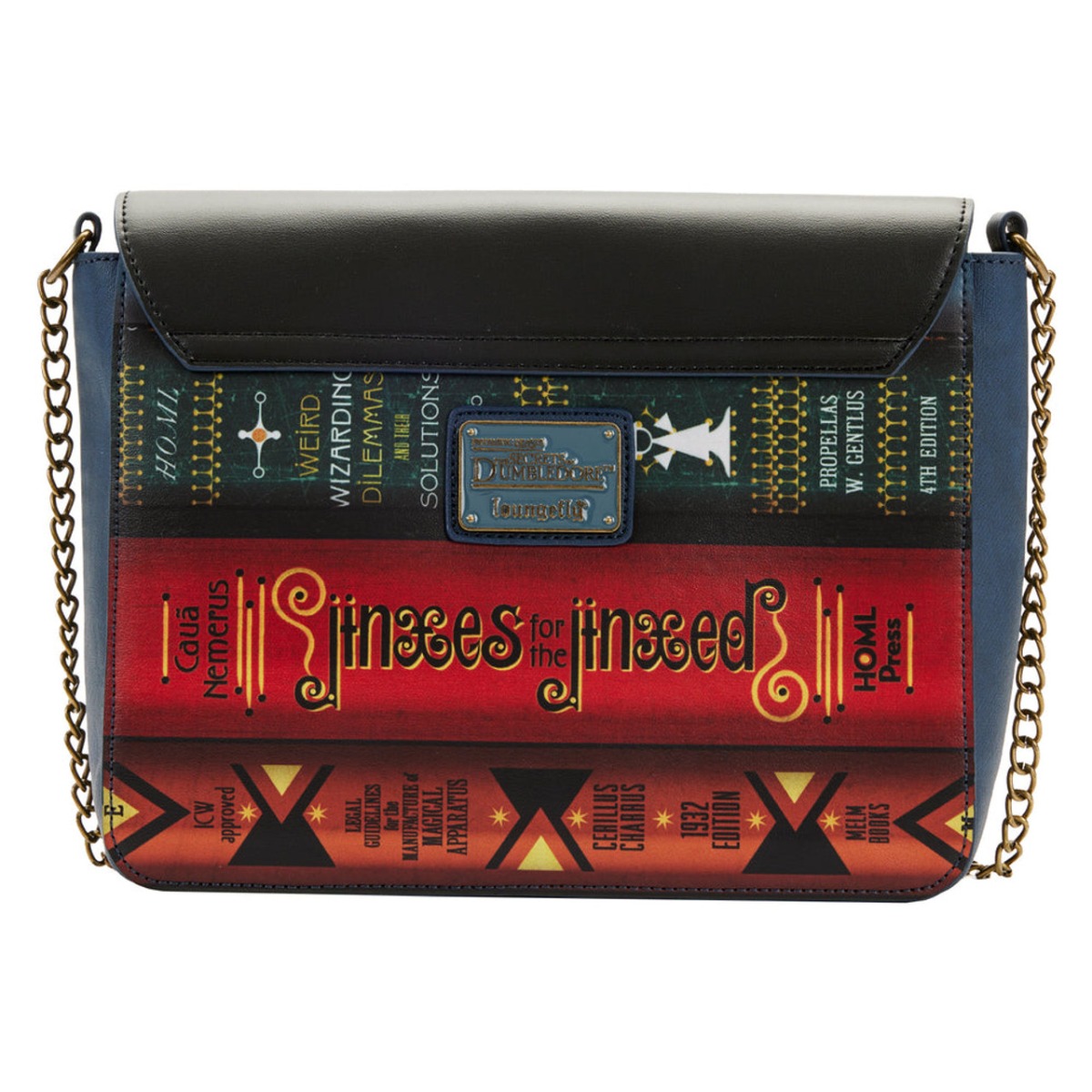 Loungefly Fantastic Beasts Magical Books Chain Strap Crossbody Bag Loungefly Fantastic Beasts Magical Books Chain Strap Crossbody Bag
