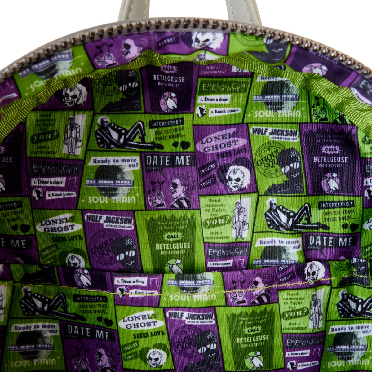 Loungefly Beetlejuice Beetlejuice Mini Backpack Loungefly Beetlejuice Beetlejuice Mini Backpack