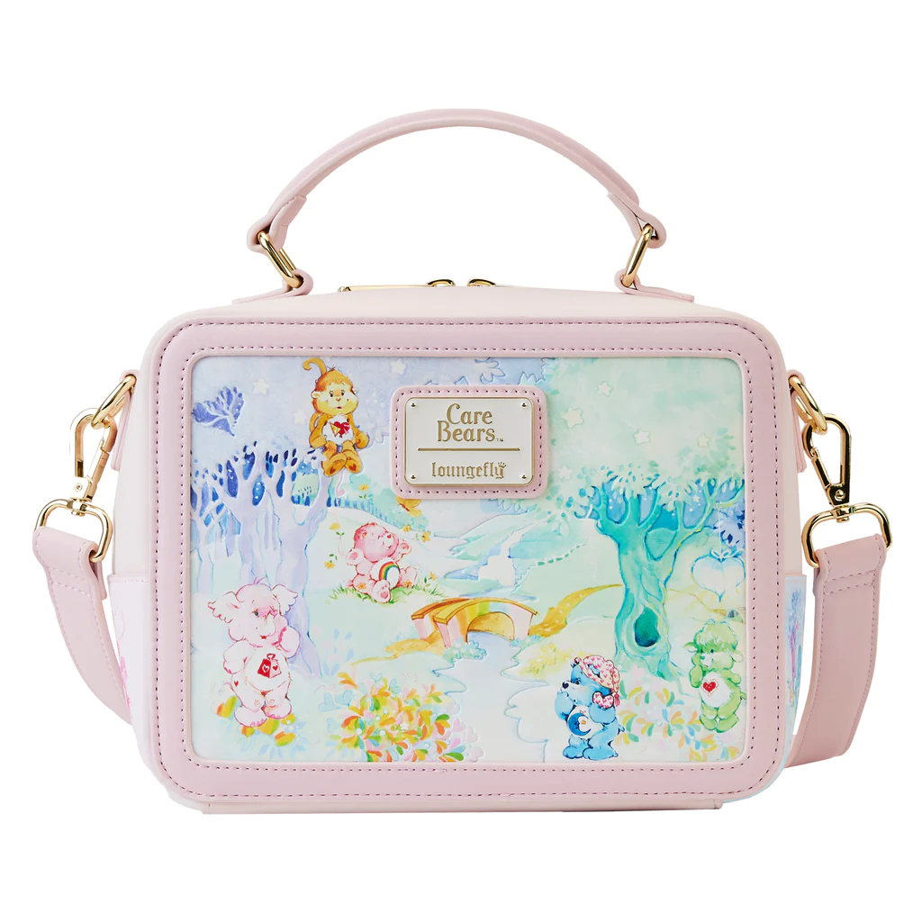 Loungefly Care Bears and Cousins Lunchbox Crossbody Bag Loungefly Care Bears and Cousins Lunchbox Crossbody Bag