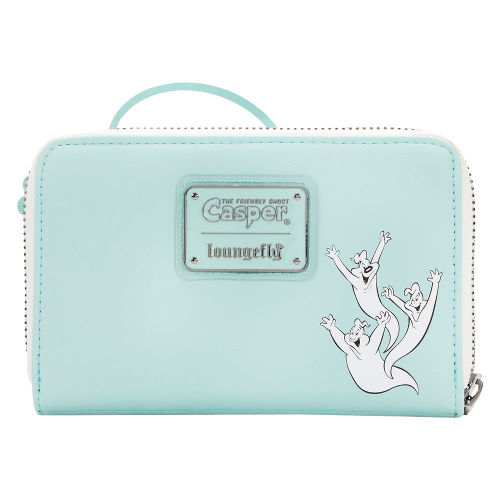Loungefly Casper The Friendly Ghost Lets Be Friends Zip Around Wallet Loungefly Casper The Friendly Ghost Lets Be Friends Zip Around Wallet
