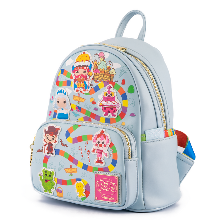 LOUNGEFLY POP BY LF HASBRO CANDY LAND TAKE ME TO THE CANDY MINI BACKPACK