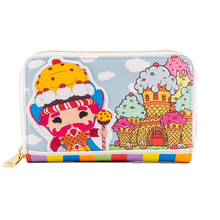 LOUNGEFLY POP BY LF HASBRO CANDY LAND TAKE ME TO THE CANDY ZIP AROUND WALLET