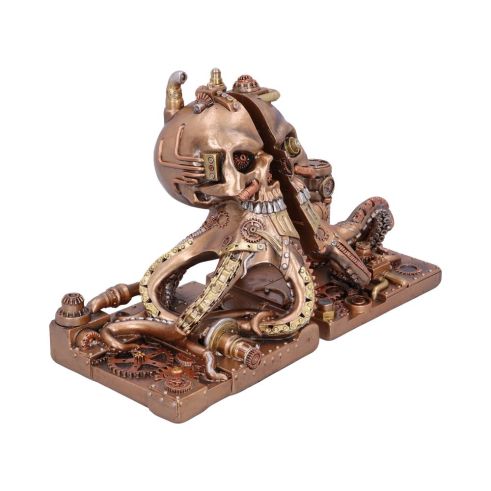 Bronze Steampunk Octonium Bookends Mechanical Octopus Shelf Ends Bronze Steampunk Octonium Bookends Mechanical Octopus Shelf Ends