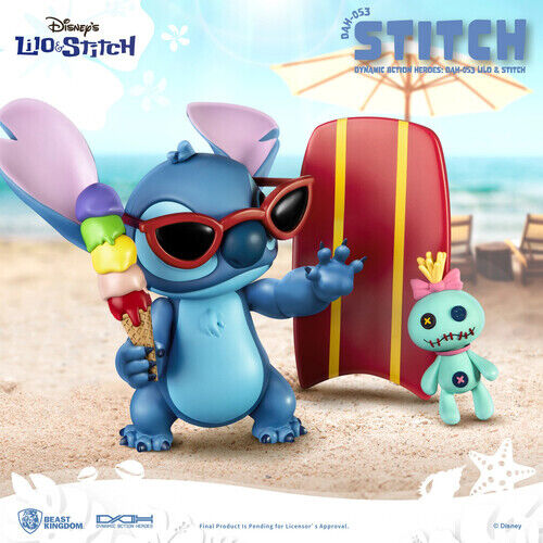 Beast Kingdom Disney Lilo & Stitch: Stitch 1:9 Scale Dynamic 8ction Heroes Action Figure Beast Kingdom Disney Lilo & Stitch: Stitch 1:9 Scale Dynamic 8ction Heroes Action Figure