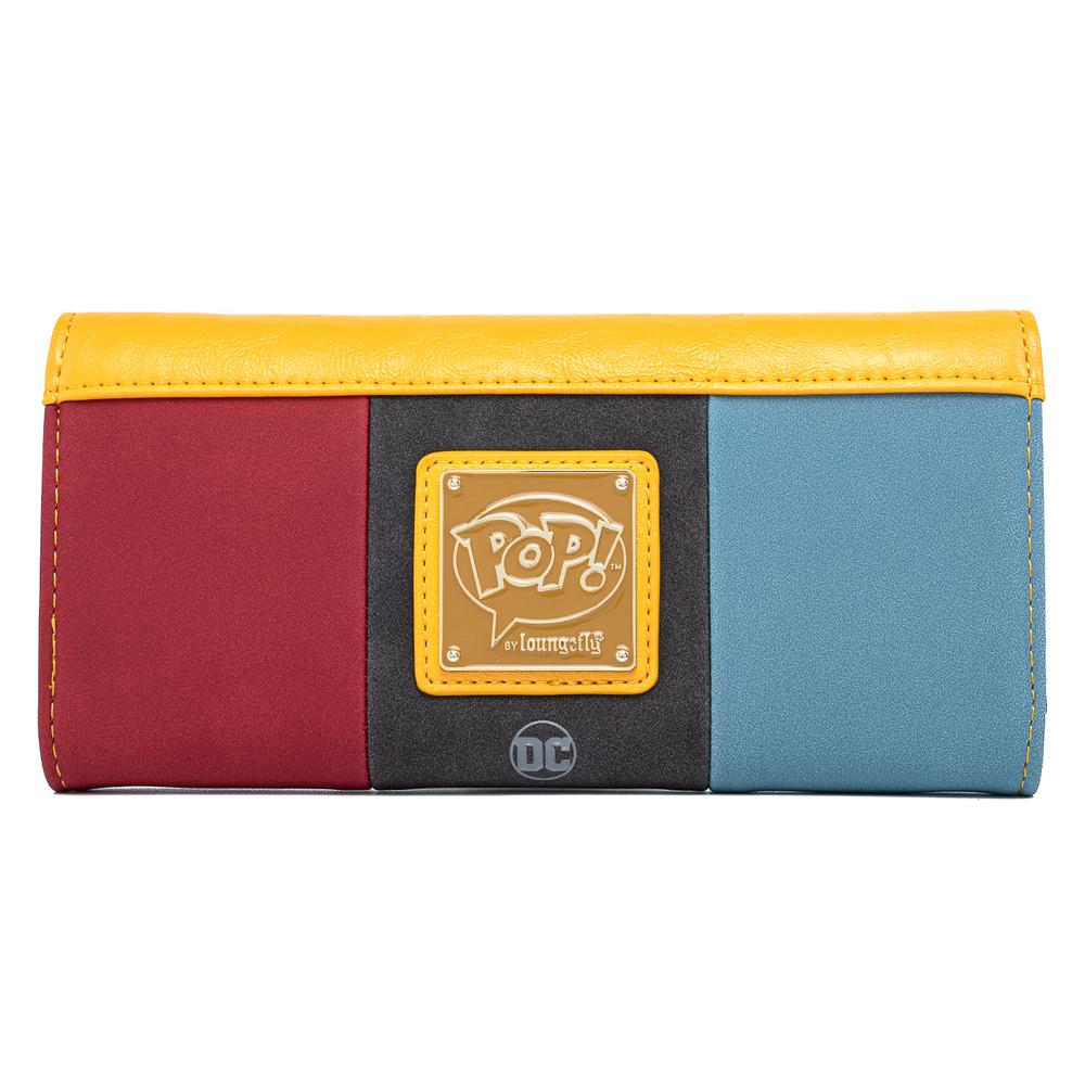 Loungefly Funko Pop DC Comics Super Trio Tri-Fold Wallet - DCCWA0025 Loungefly Funko Pop DC Comics Super Trio Tri-Fold Wallet - DCCWA0025