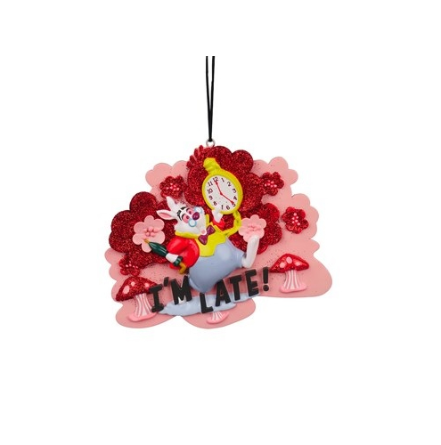 Disney Alice in Wonderland On Time 2D Resin Ornament Disney Alice in Wonderland On Time 2D Resin Ornament